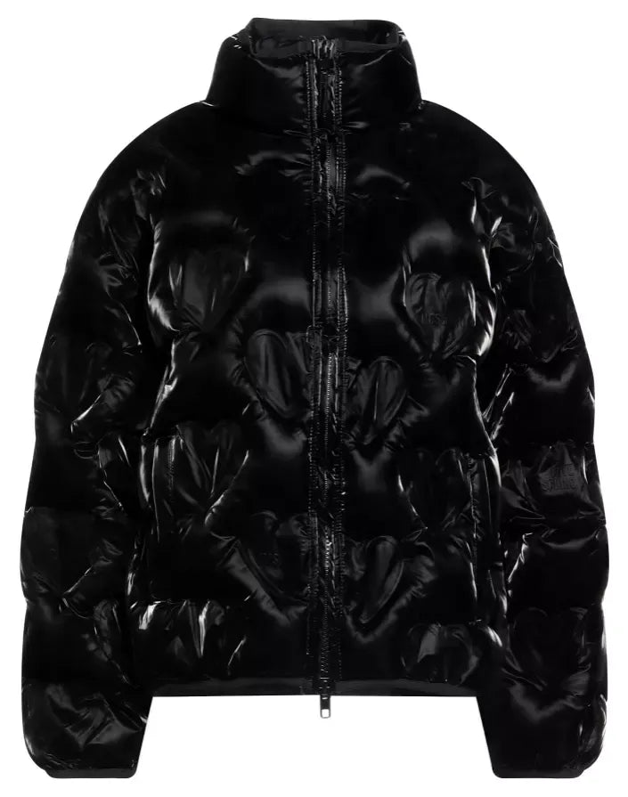 Love Moschino Black Polyester Jackets & Coat