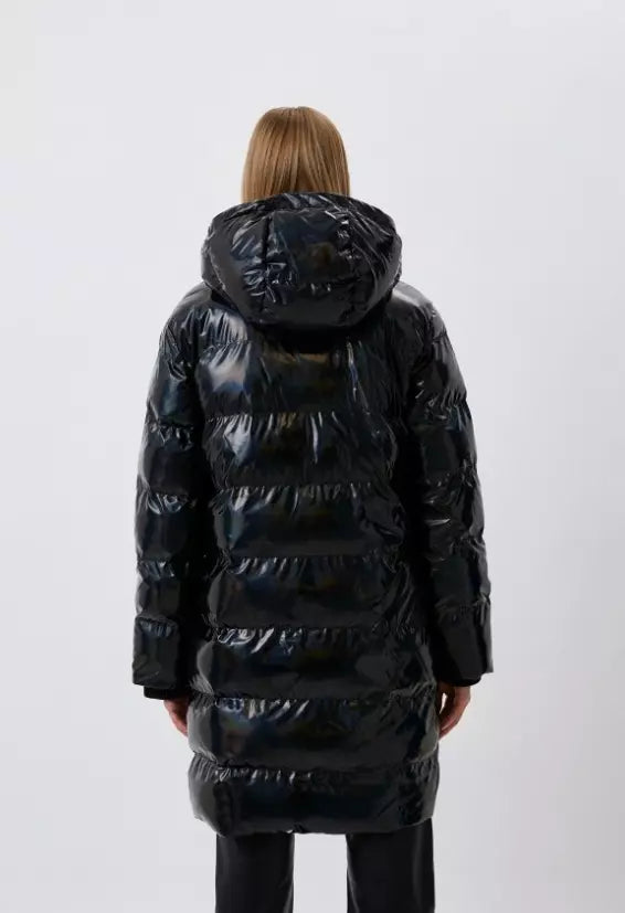 Love Moschino Black Polyester Jackets & Coat