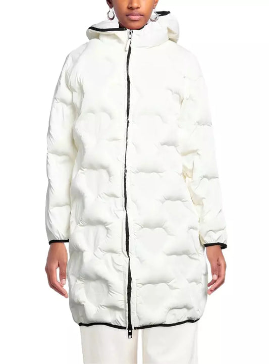 Love Moschino White Polyester Jackets & Coat