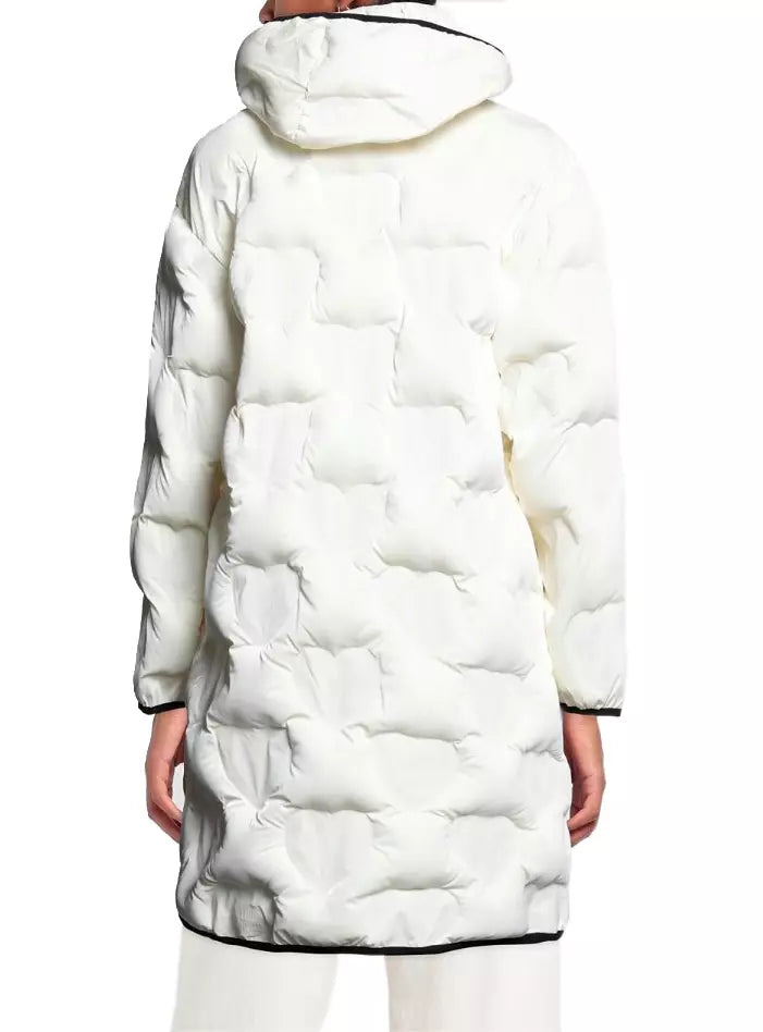 Love Moschino White Polyester Jackets & Coat