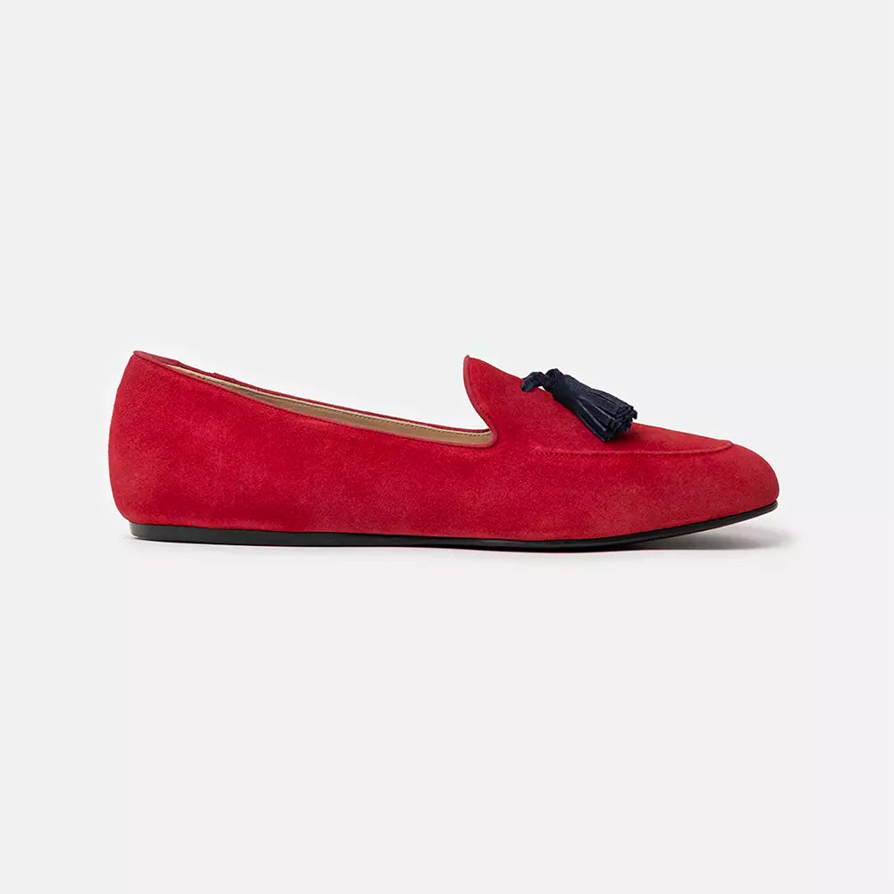 Charles Philip Red Leather Loafer