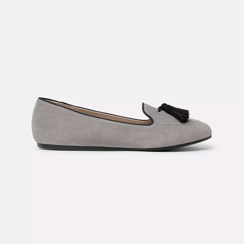 Charles Philip Gray Flat Shoe