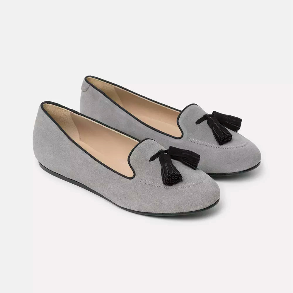 Charles Philip Gray Flat Shoe