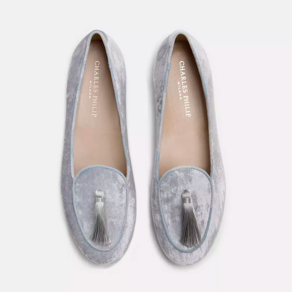 Charles Philip Gray Flat Shoe