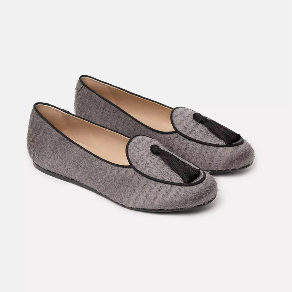 Charles Philip Gray Flat Shoe