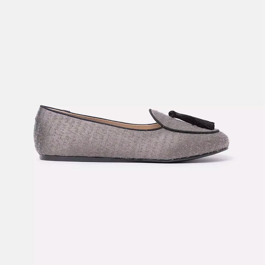 Charles Philip Gray Flat Shoe