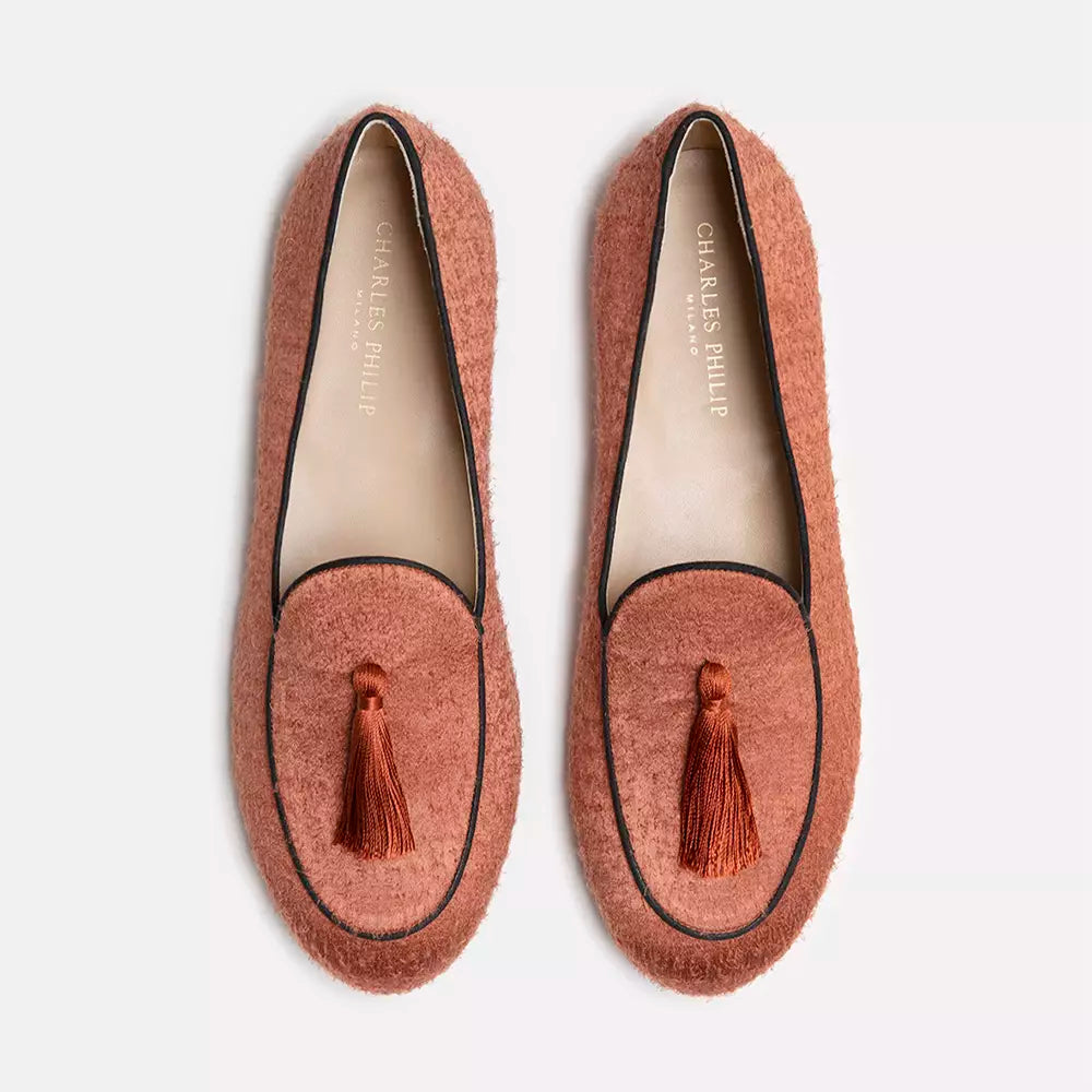 Charles Philip Brown Leather Moccasin