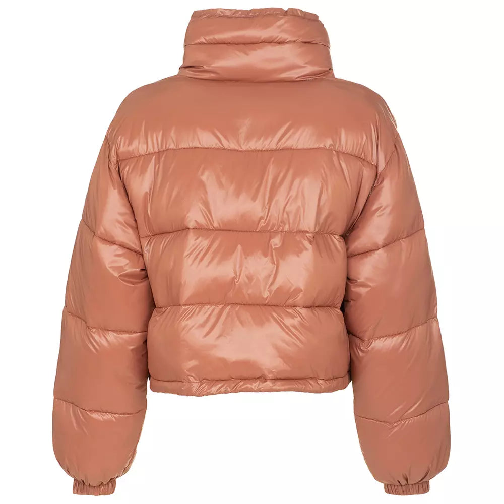 Imperfect Pink Polyamide Jackets & Coat