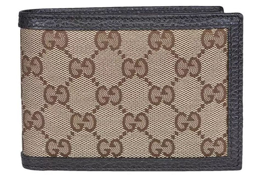 Gucci Brown Canvas Wallet