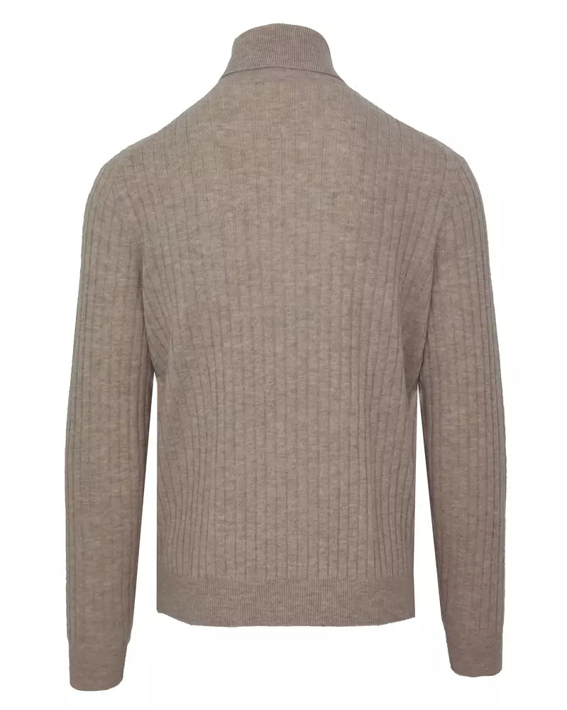 Malo Beige Wool Sweater