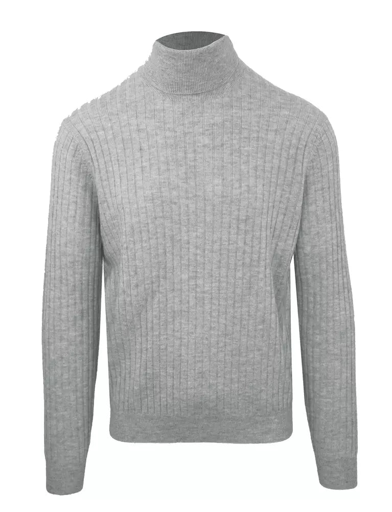 Malo Gray Wool Sweater