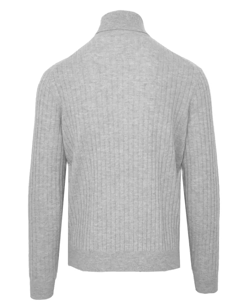 Malo Gray Wool Sweater