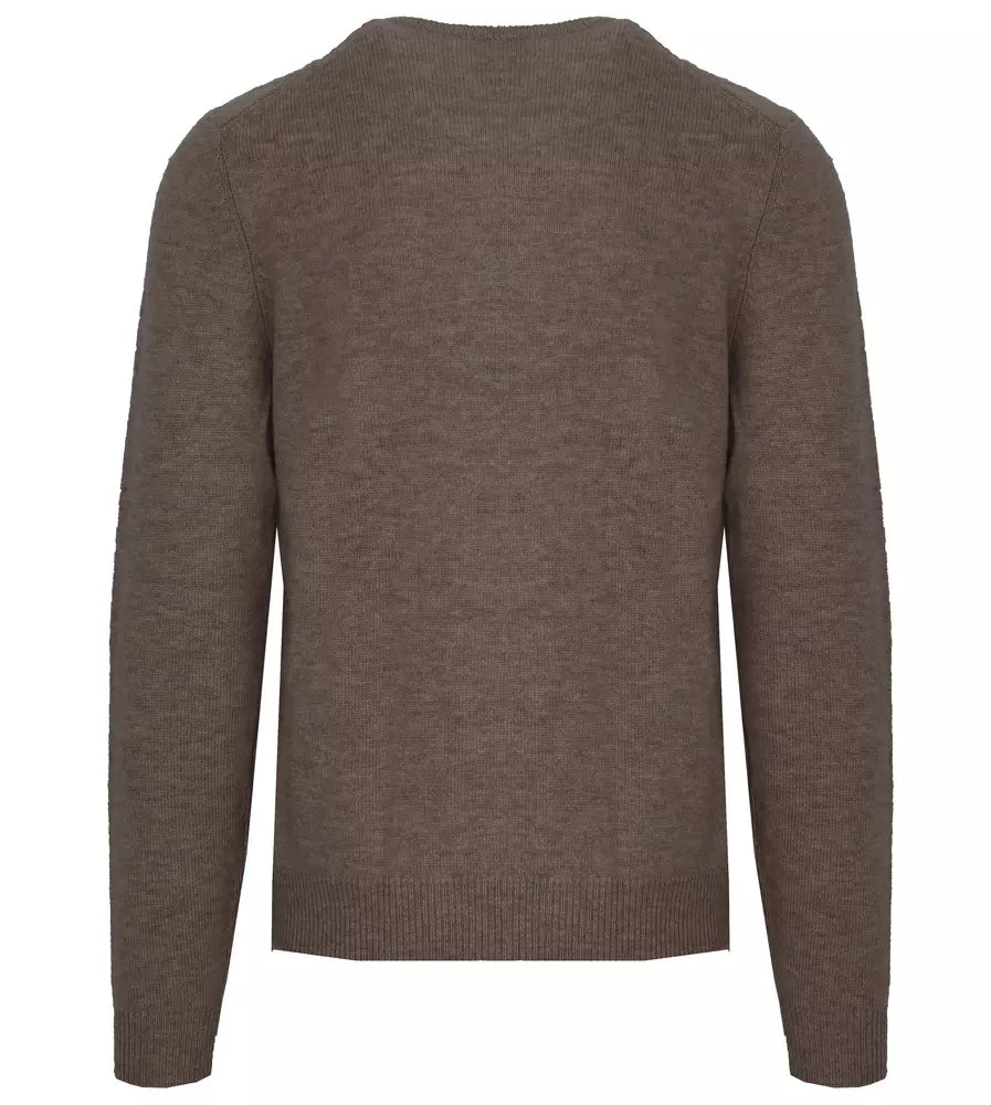 Malo Brown Wool Sweater