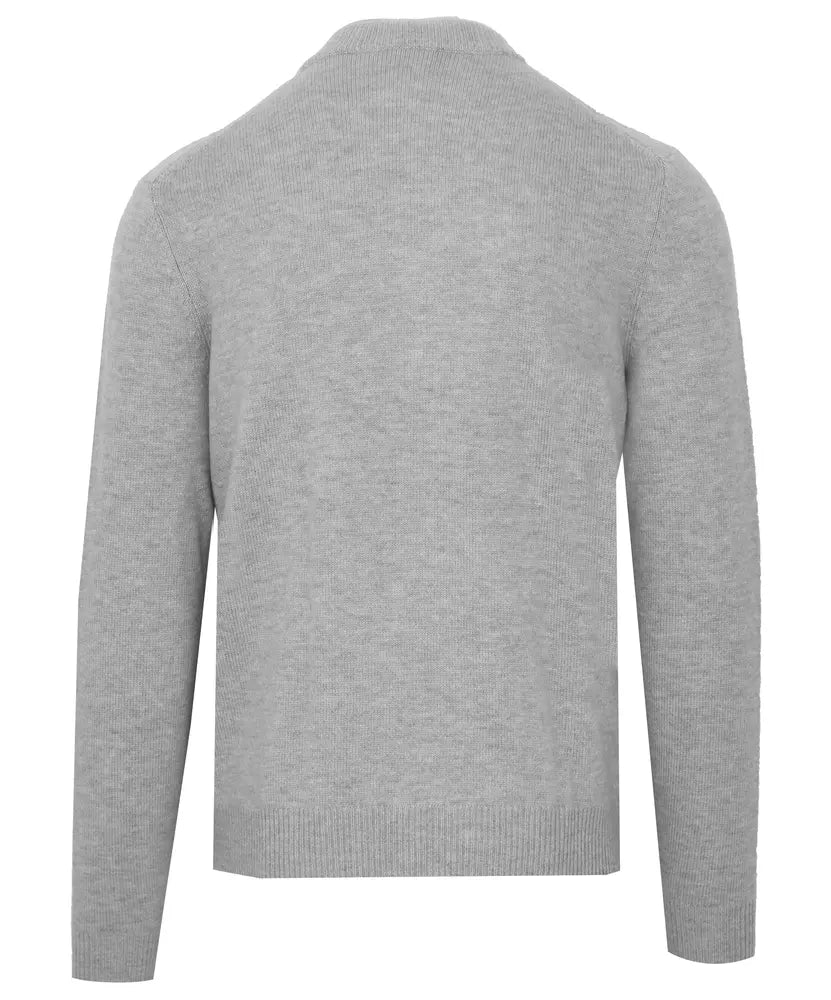 Malo Gray Wool Sweater