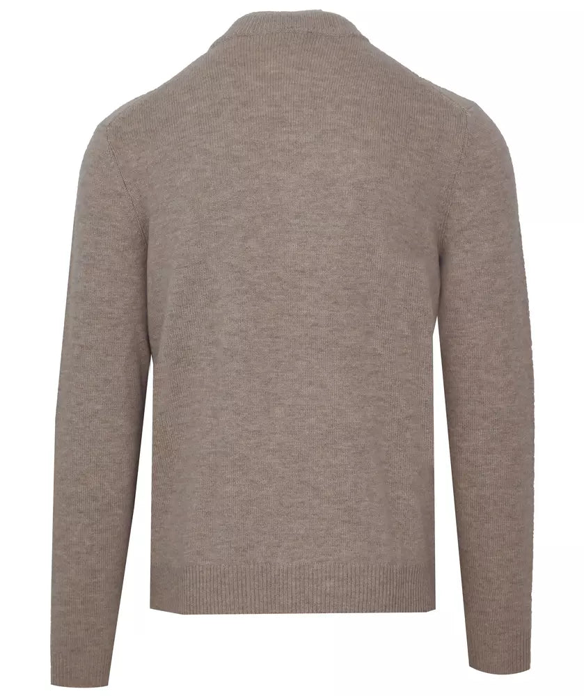 Malo Beige Wool Sweater