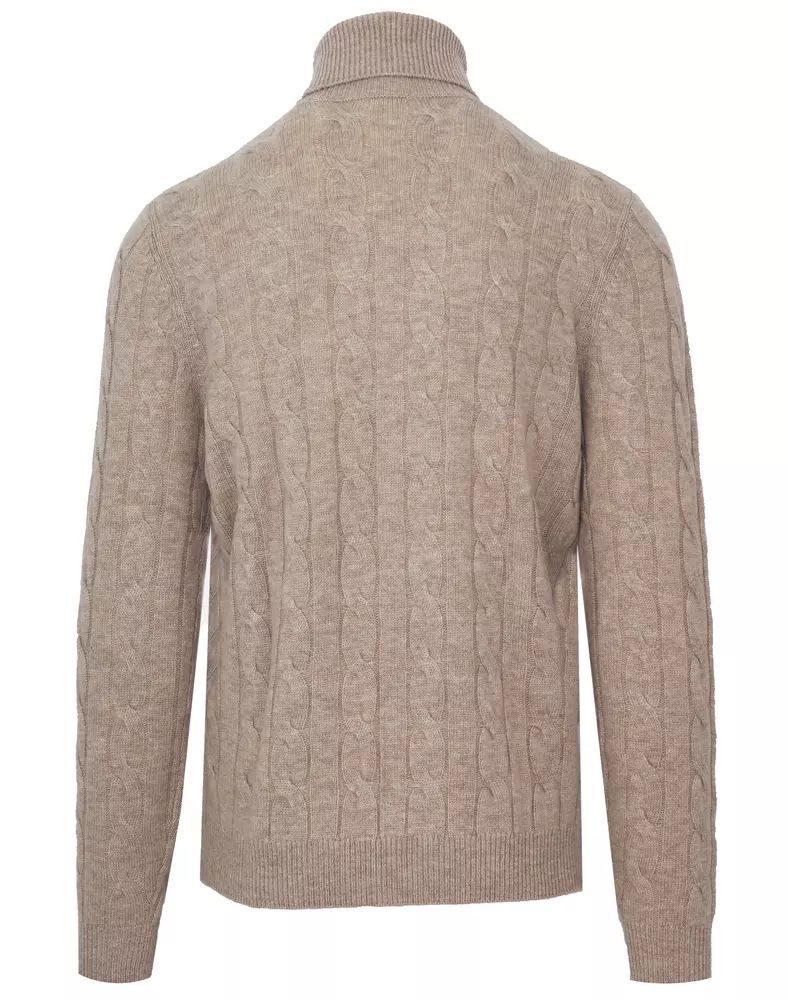 Malo Beige Wool Sweater