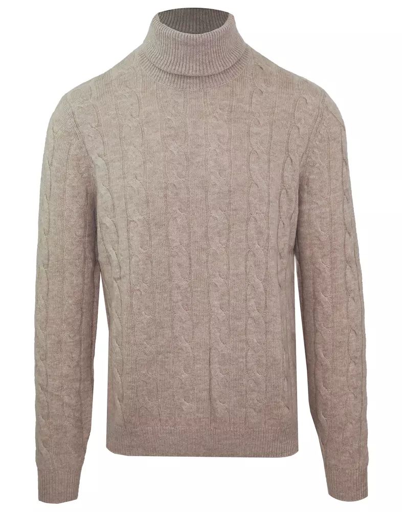 Malo Beige Wool Sweater