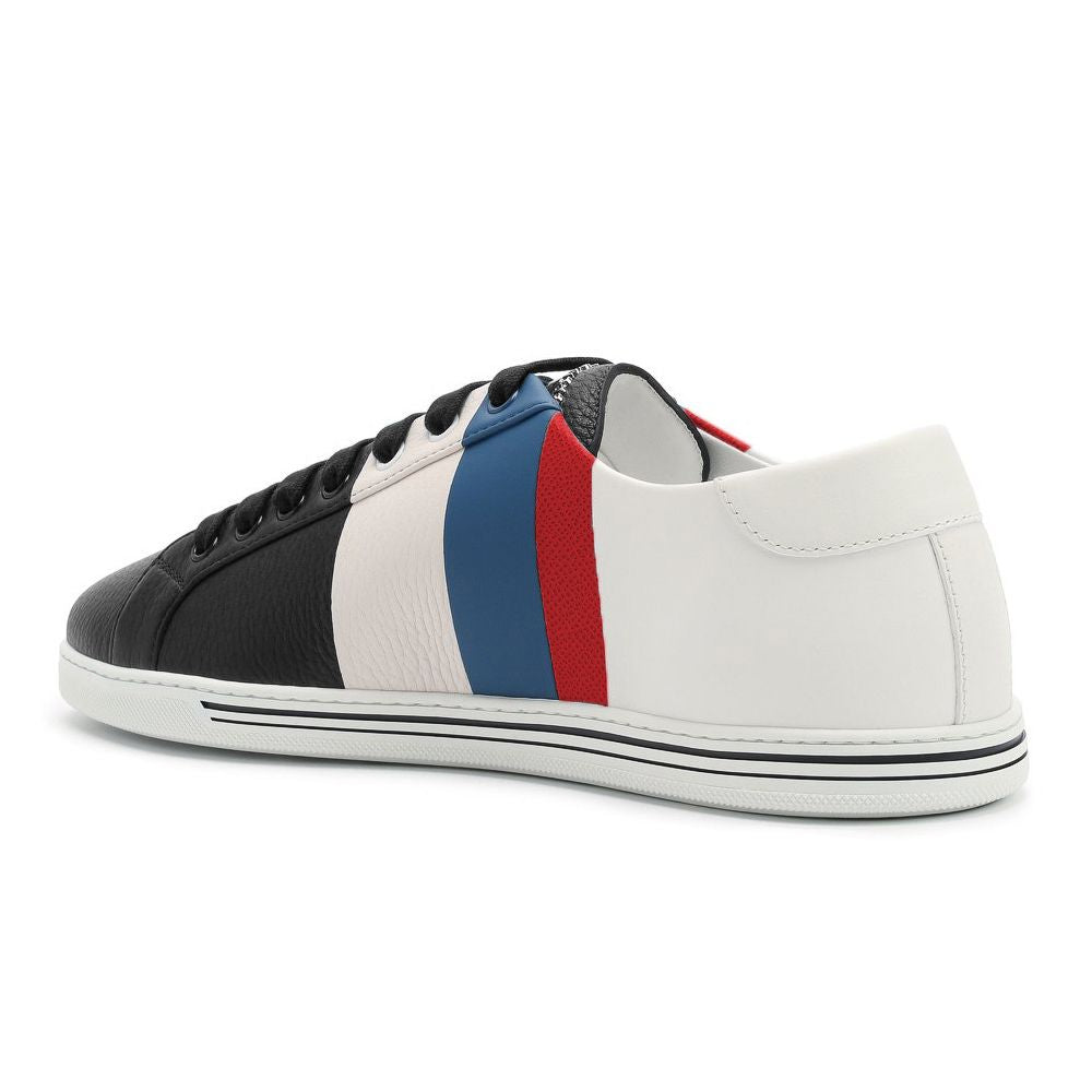 Dolce & Gabbana Multicolor Leather Di Calfskin Sneaker