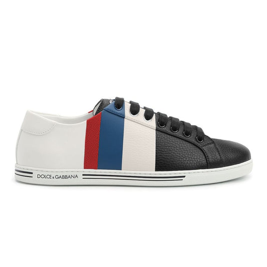 Dolce & Gabbana Multicolor Leather Di Calfskin Sneaker