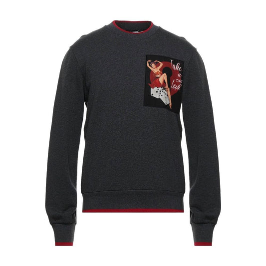 Dolce & Gabbana Gray Cotton Sweater