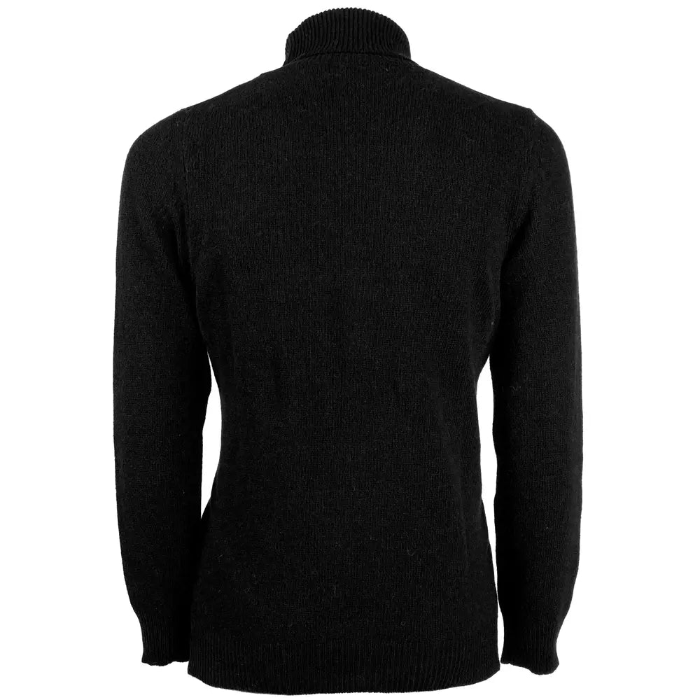 Emilio Romanelli Black Cashmere Sweater