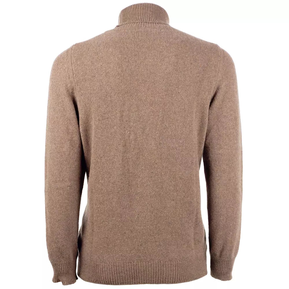 Emilio Romanelli Brown Cashmere Sweater