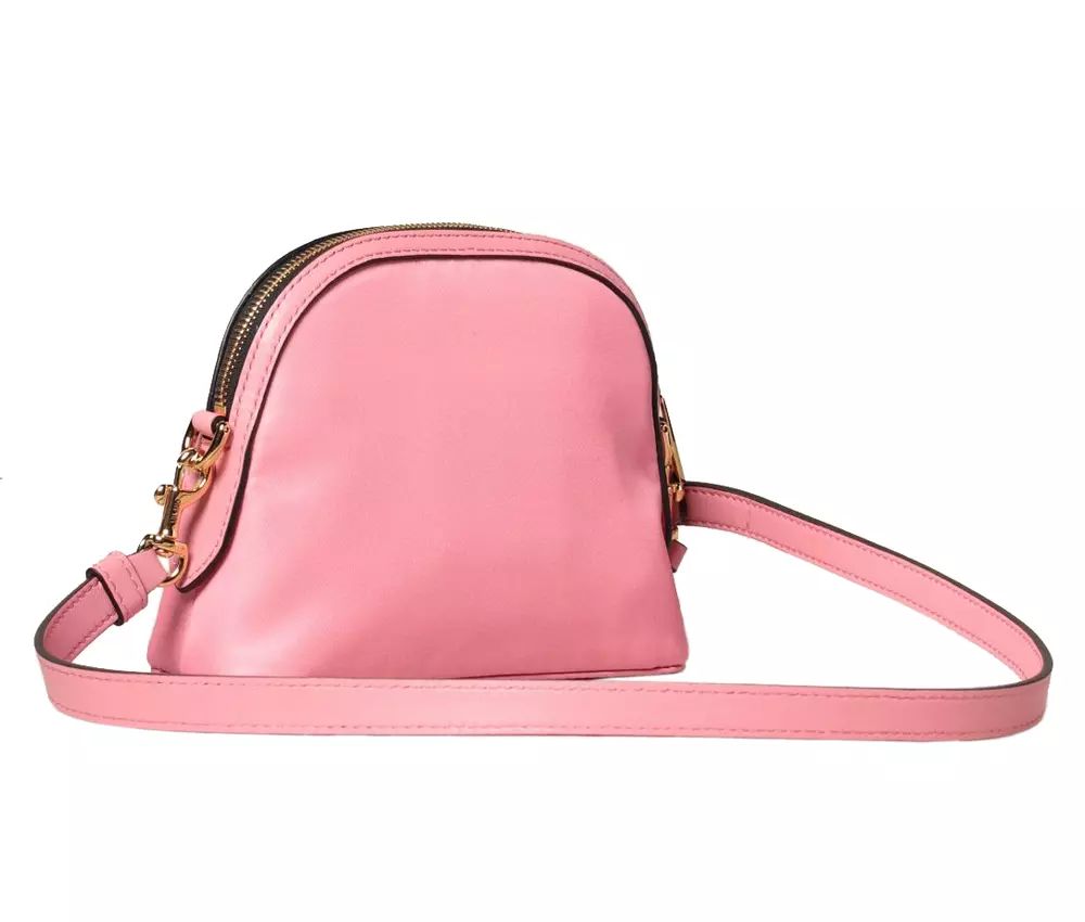 Moschino Couture Pink Nylon Clutch Bag