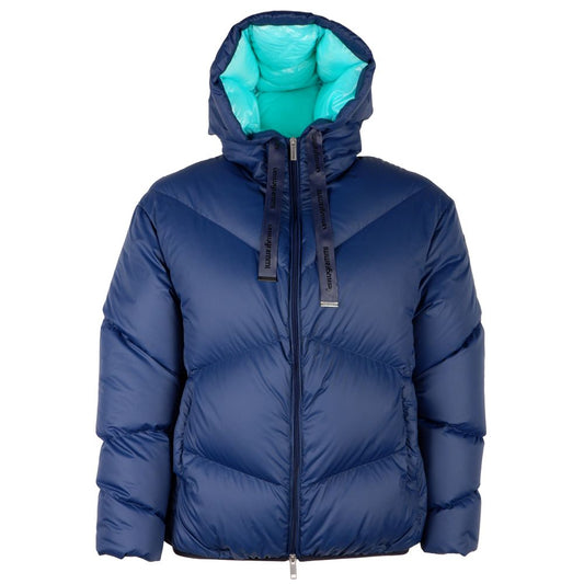 Centogrammi Blue Nylon Jackets & Coat