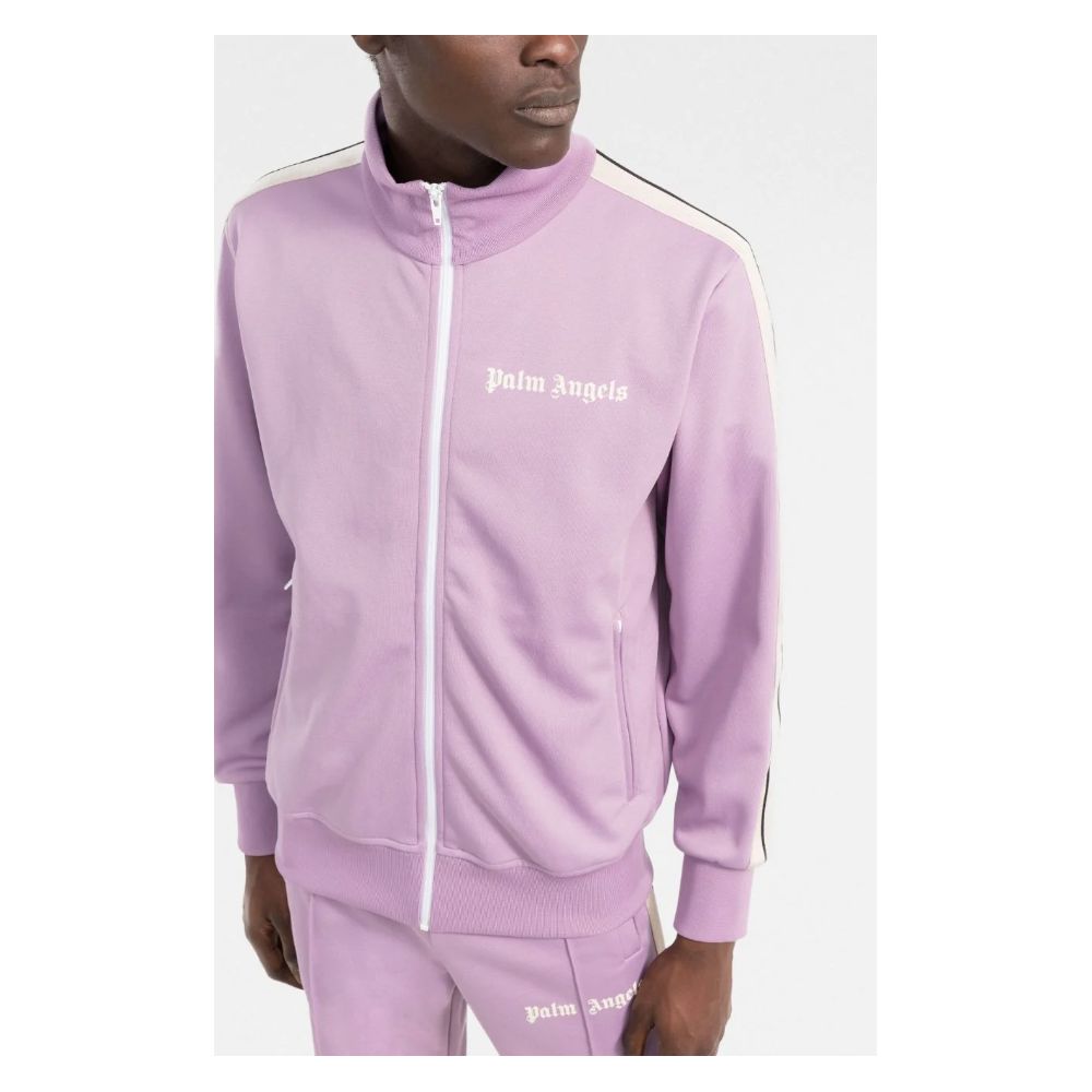 Palm Angels Purple Polyester Sweatshirt