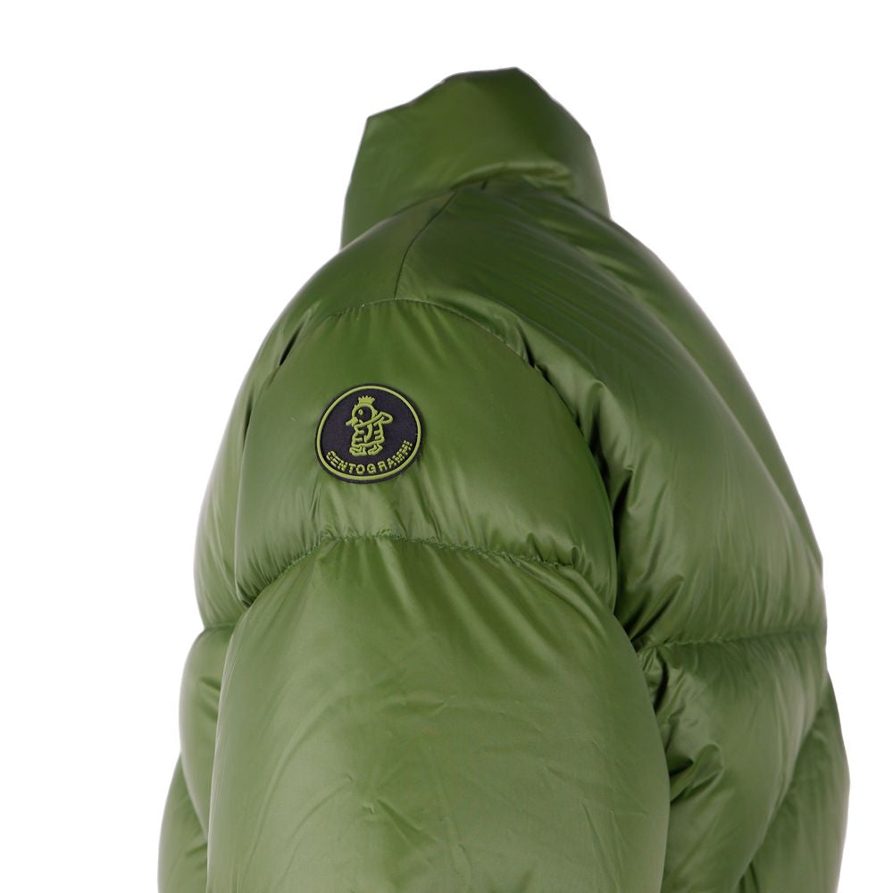 Centogrammi Green Nylon Jackets & Coat