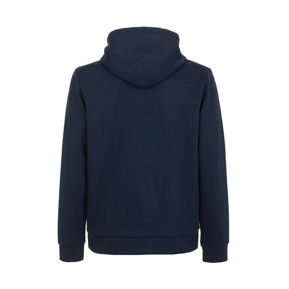 Fred Mello Blue Cotton Sweater