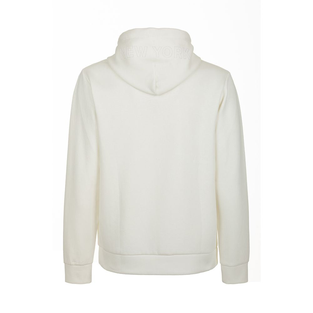 Fred Mello White Cotton Sweater