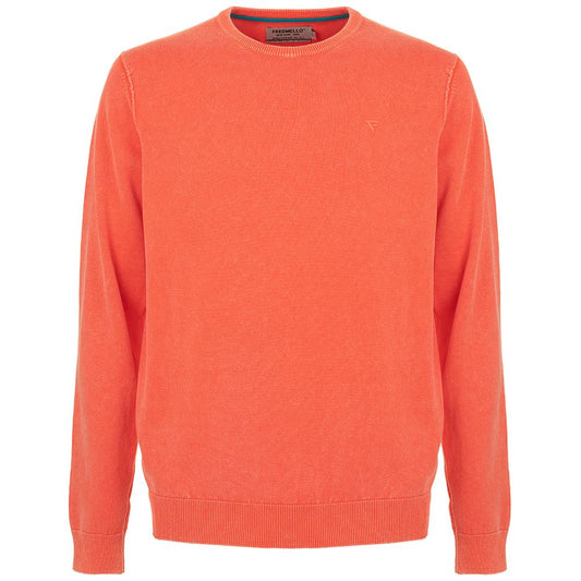 Fred Mello Orange Cotton Sweater