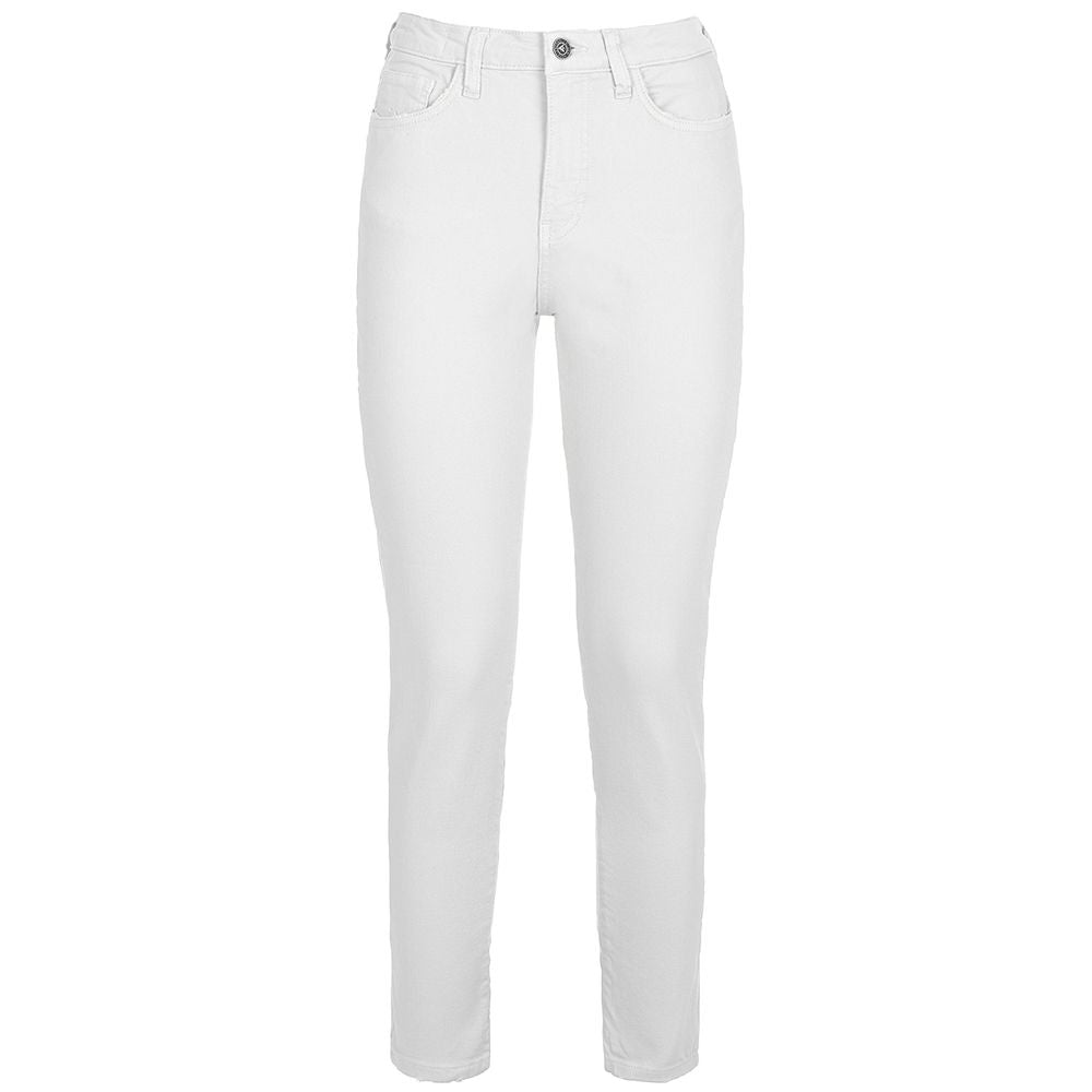 Fred Mello White Cotton Jeans & Pant