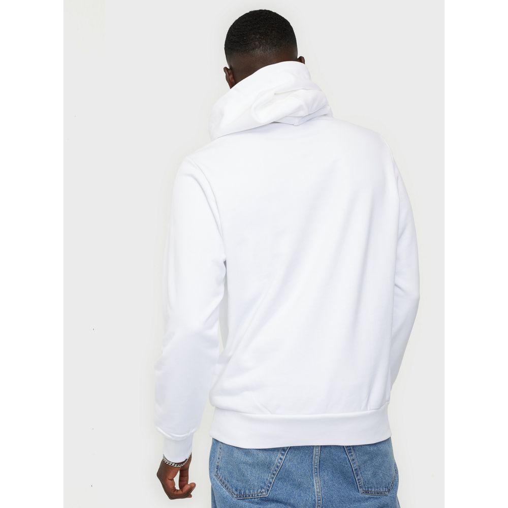 Diesel White Cotton Sweater