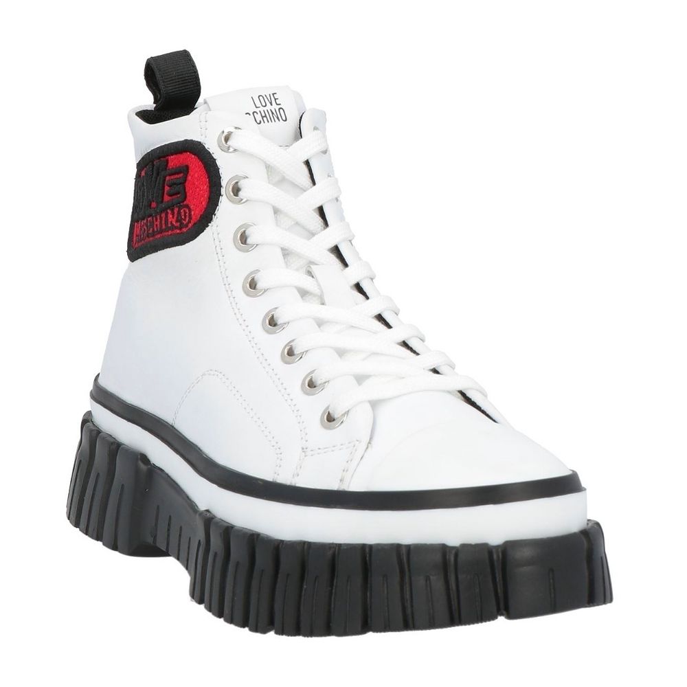 Love Moschino White Leather Sneaker