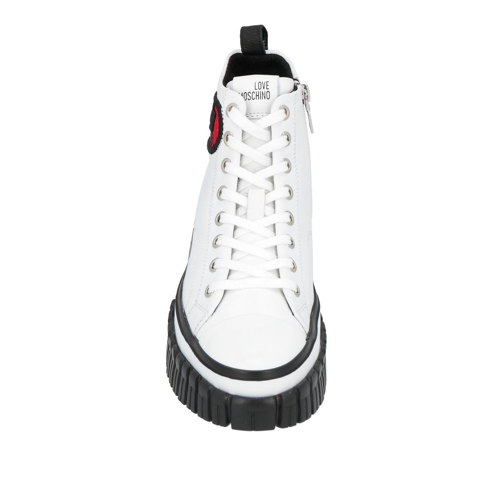 Love Moschino White Leather Sneaker