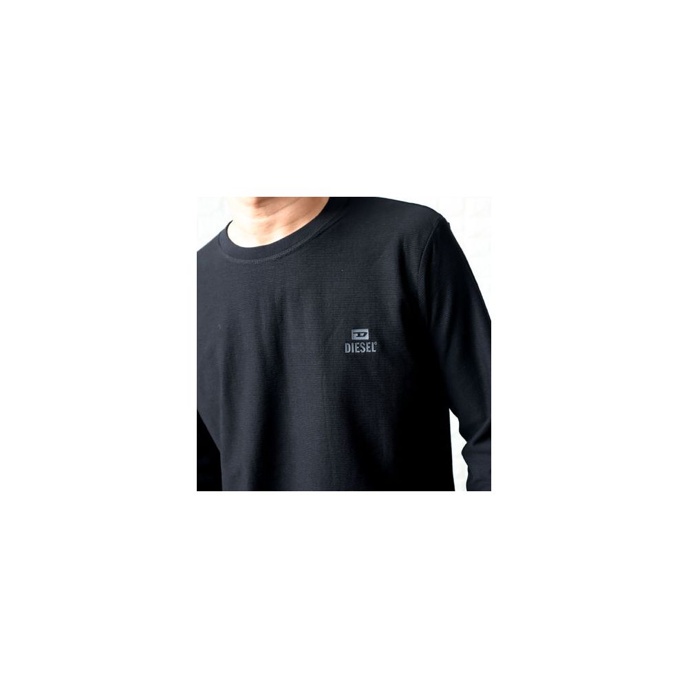 Diesel Black Cotton Sweater