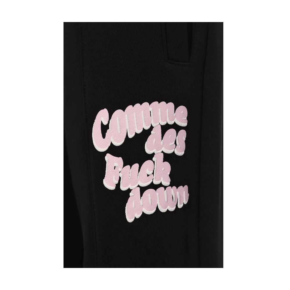 Comme Des Fuckdown Black Cotton Jeans & Pant