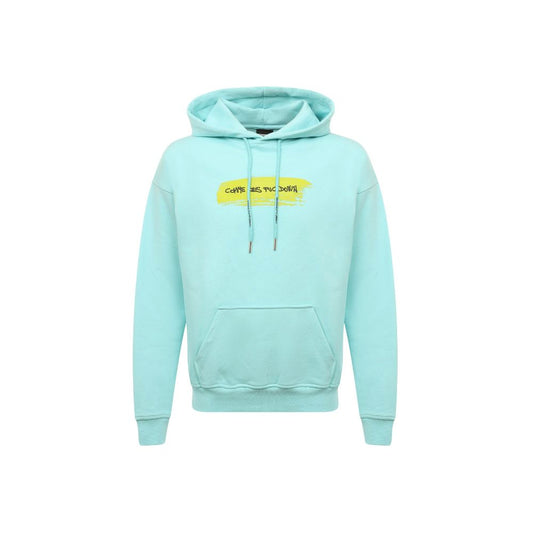 Comme Des Fuckdown Light Blue Cotton Sweater