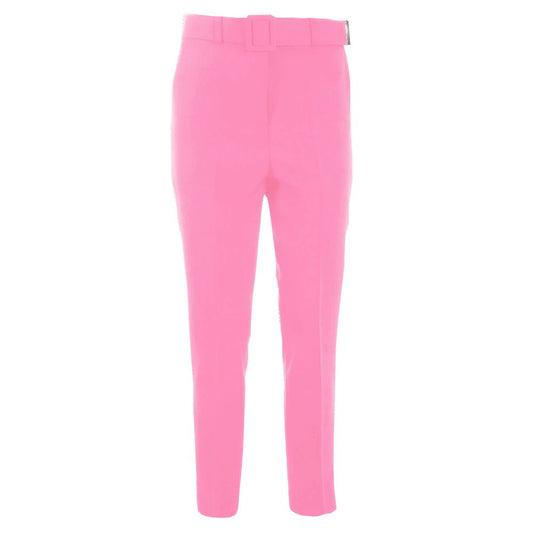 Yes Zee Pink Polyester Jeans & Pant