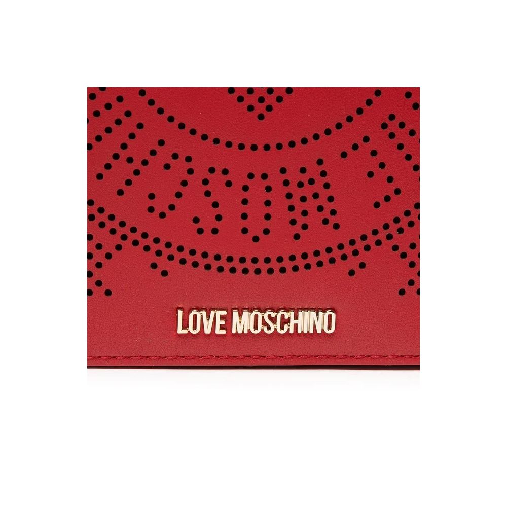 Love Moschino Red Artificial Leather Crossbody Bag