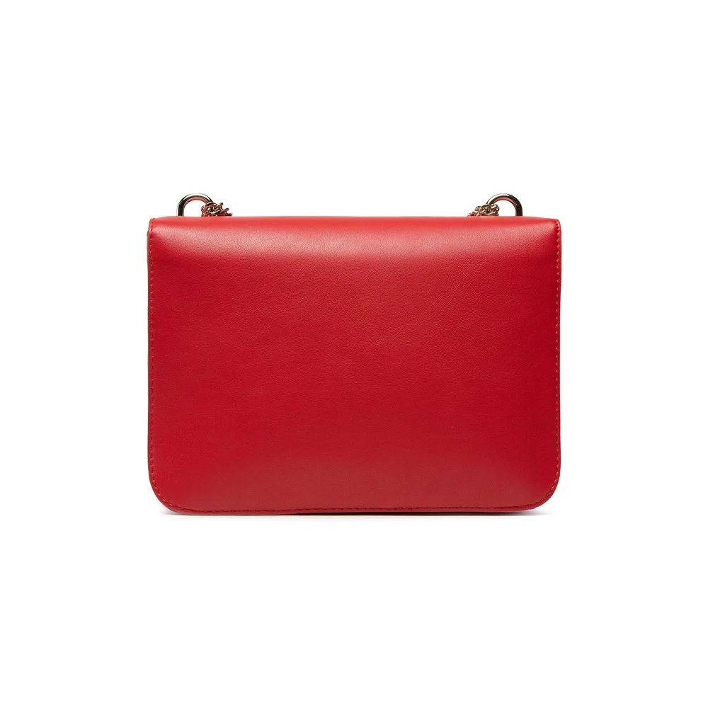 Love Moschino Red Artificial Leather Crossbody Bag