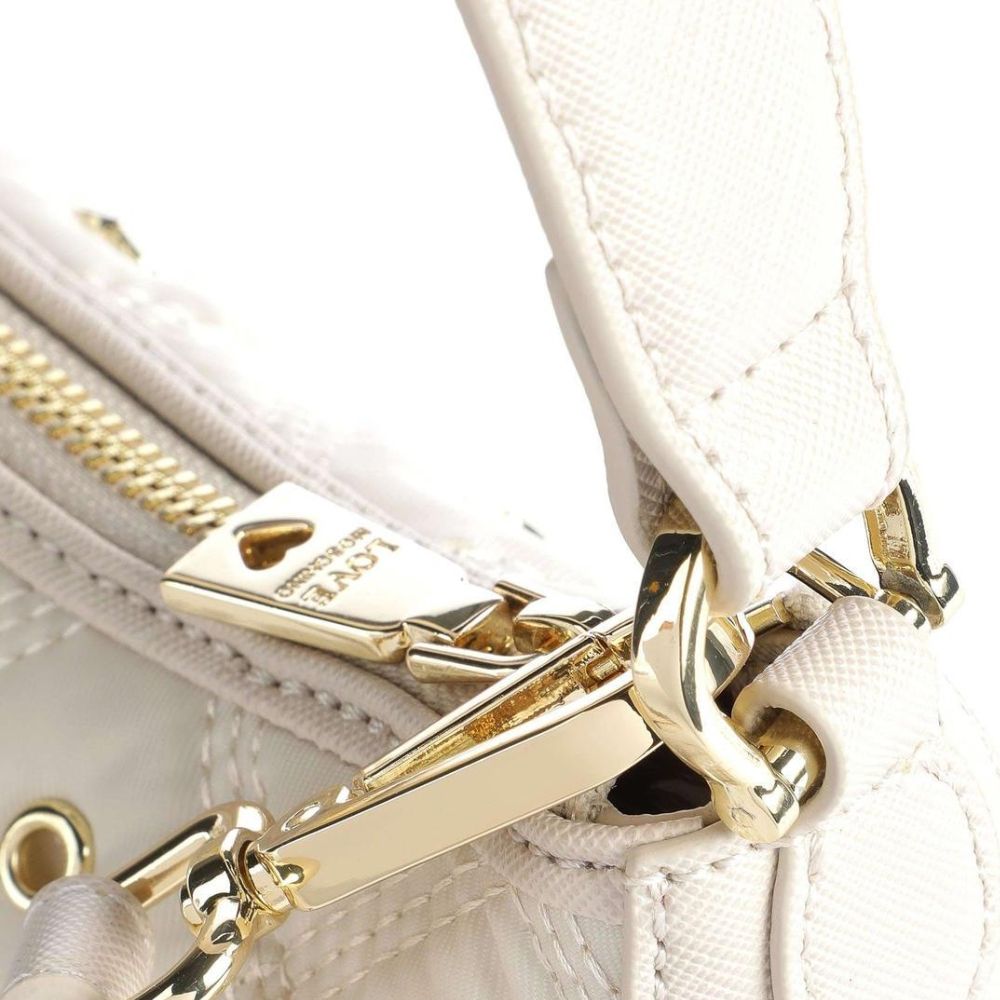 Love Moschino White Nylon Crossbody Bag