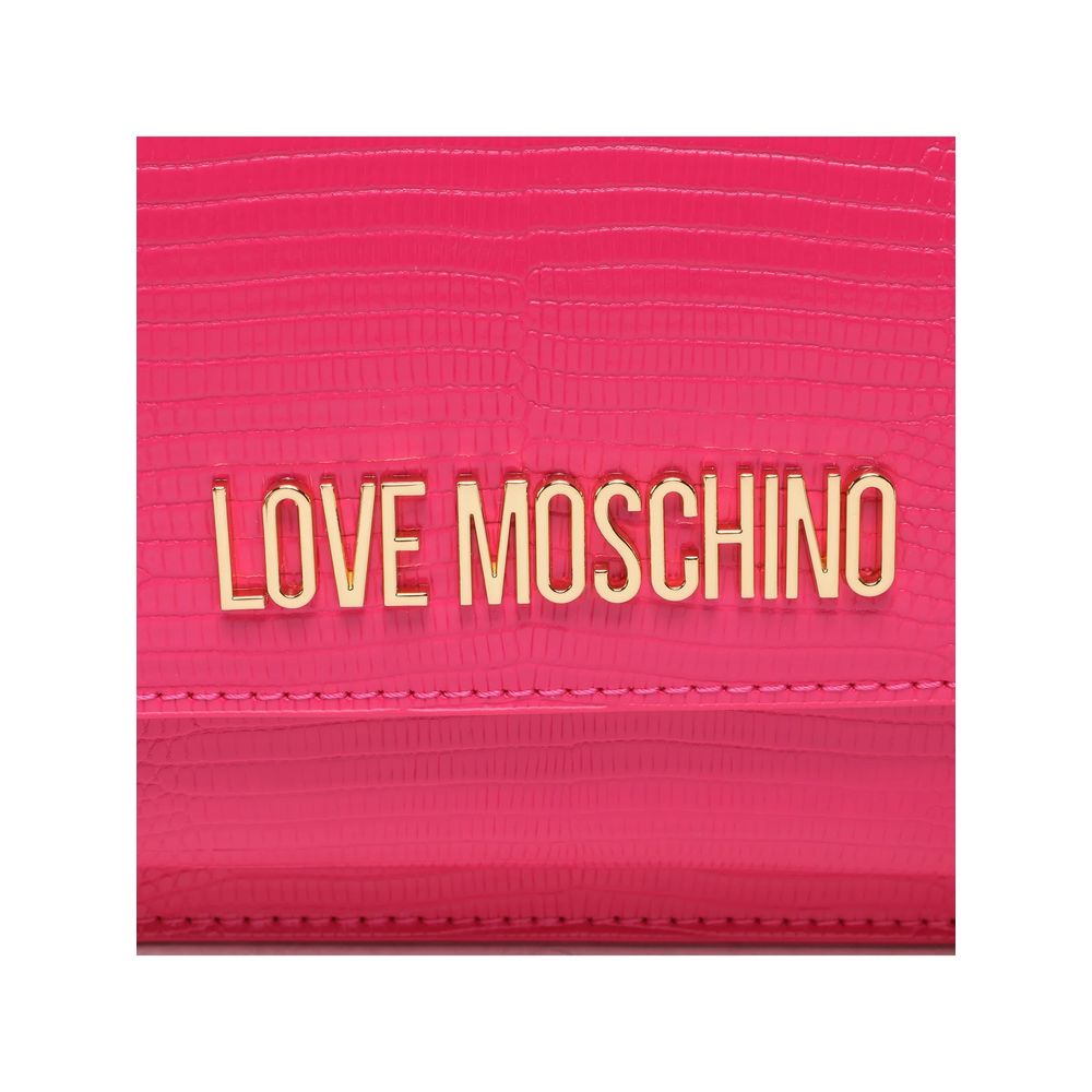 Love Moschino Fuchsia Artificial Leather Crossbody Bag