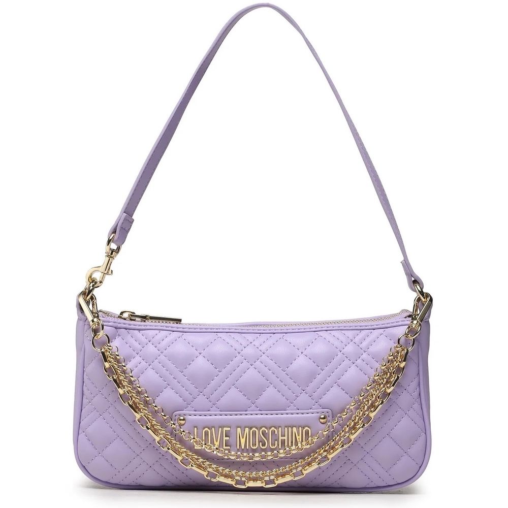 Love Moschino Purple Artificial Leather Crossbody Bag