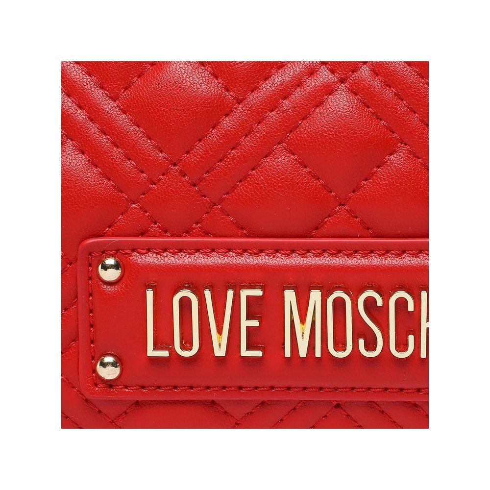 Love Moschino Red Artificial Leather Crossbody Bag