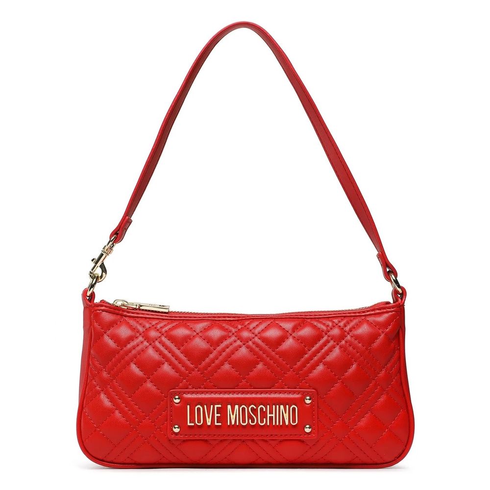 Love Moschino Red Artificial Leather Crossbody Bag