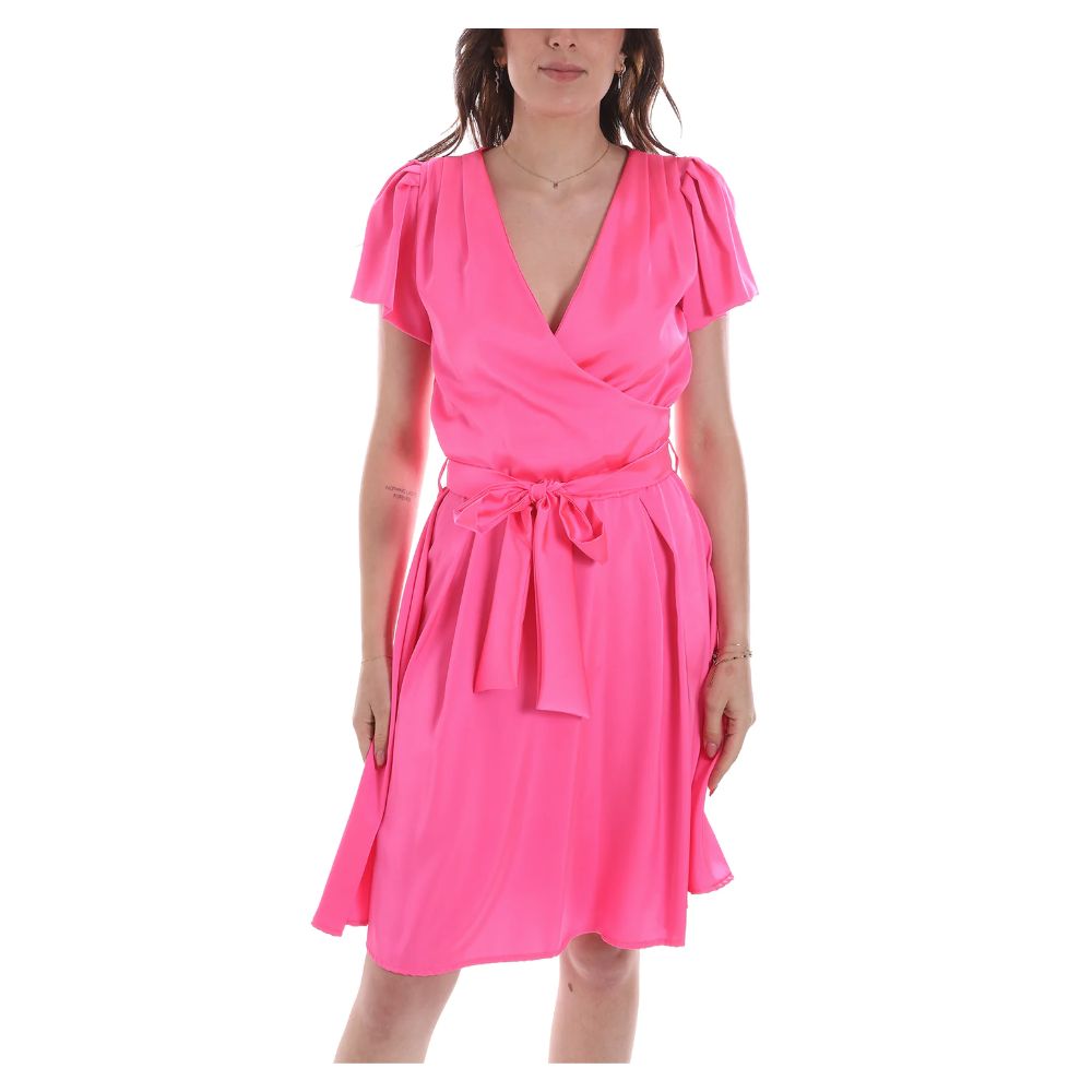 Yes Zee Fuchsia Polyester Dress