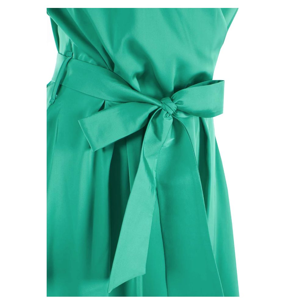 Yes Zee Green Polyester Dress